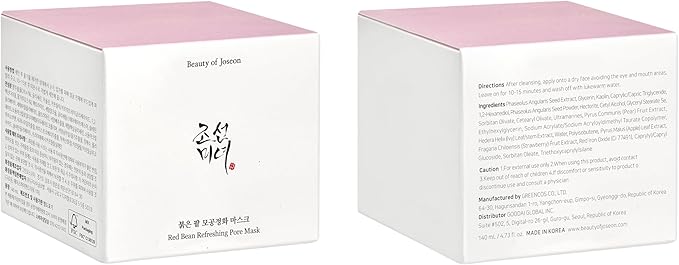 Beauty Of Joseon Red Bean Refreshing Pore Mask 140ml